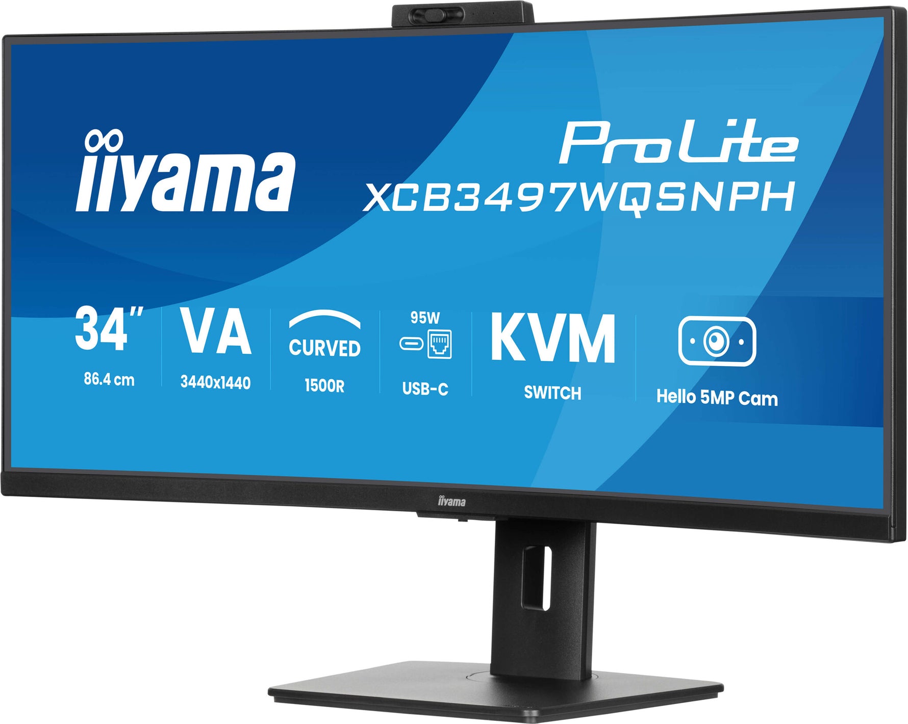iiyama ProLite XCB3497WQSNPH-B1 computer monitor 86,4 cm (34