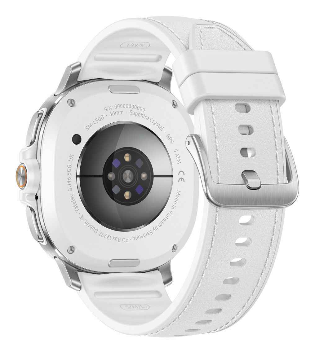 Samsung Galaxy Watch 8 Classic 3,3 cm (1.3") AMOLED 46 mm Digitaal 438 x 438 Pixels Touchscreen Zilver Wifi GPS