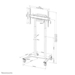 Neomounts FL55-875BL1 TV trolley 55-100" - gemotoriseerd - TÜV