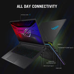 ASUS ROG Strix G18 G815LW-S9076W Copilot+ PC Intel Core Ultra 9 275HX Laptop 45,7 cm (18") 2.5K 32 GB DDR5-SDRAM 1 TB SSD NVIDIA GeForce RTX 5080 Wi-Fi 7 (802.11be) Windows 11 Home Nederlands Grijs