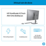 HP OmniStudio X 27-cs0071nd Intel Core Ultra 7 155H 27inch FHD AG 16GB DDR5 1TB PCIe NVMe SSD Intel Arc W11H Meteor Silver 68,6 cm (27") 1920 x 1080 Pixels Alles-in-één-pc DDR5-SDRAM Windows 11 Home Wi-Fi 7 (802.11be) AI PC