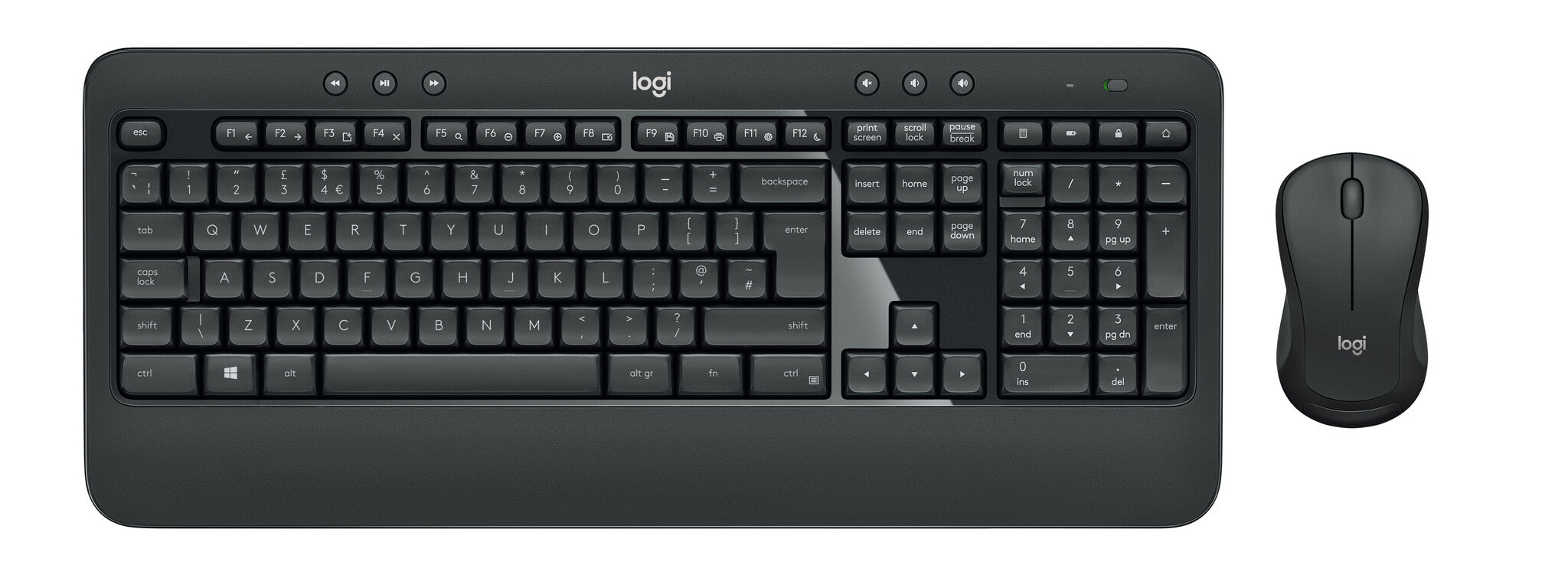Logitech MK540 Advanced Wless KBD+Mouse DE