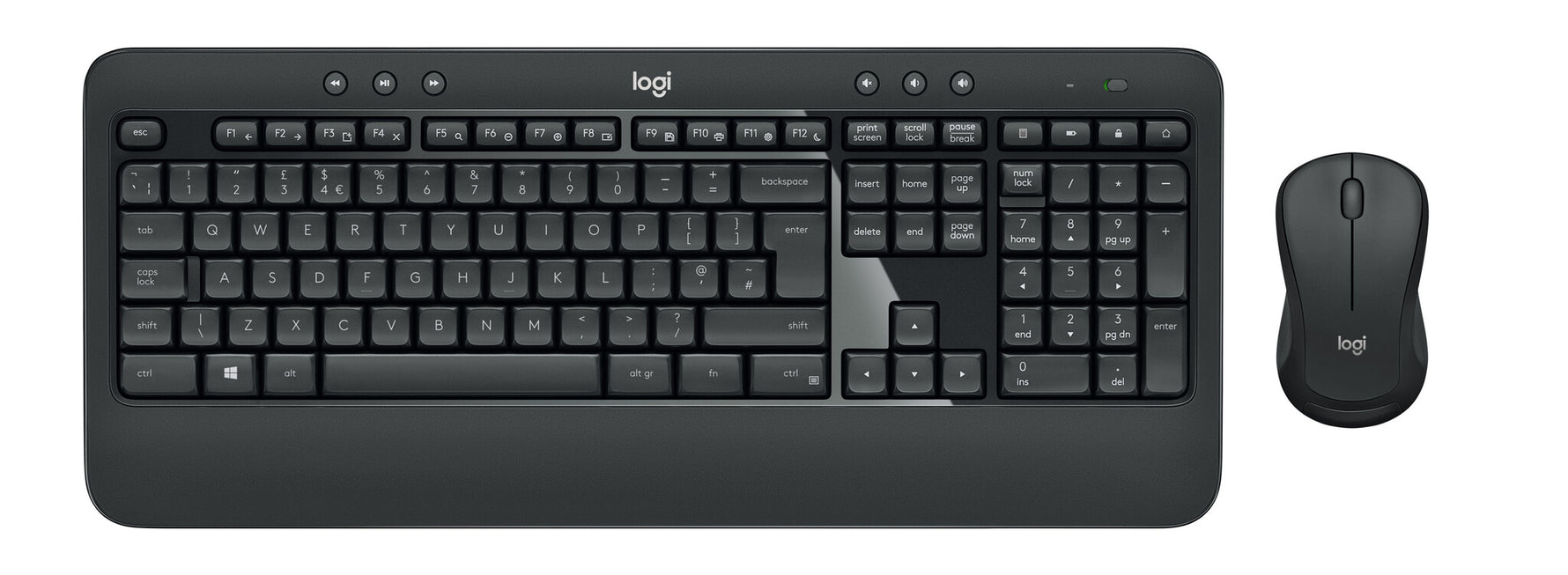 Logitech MK540 Advanced Wless KBD+Mouse DE