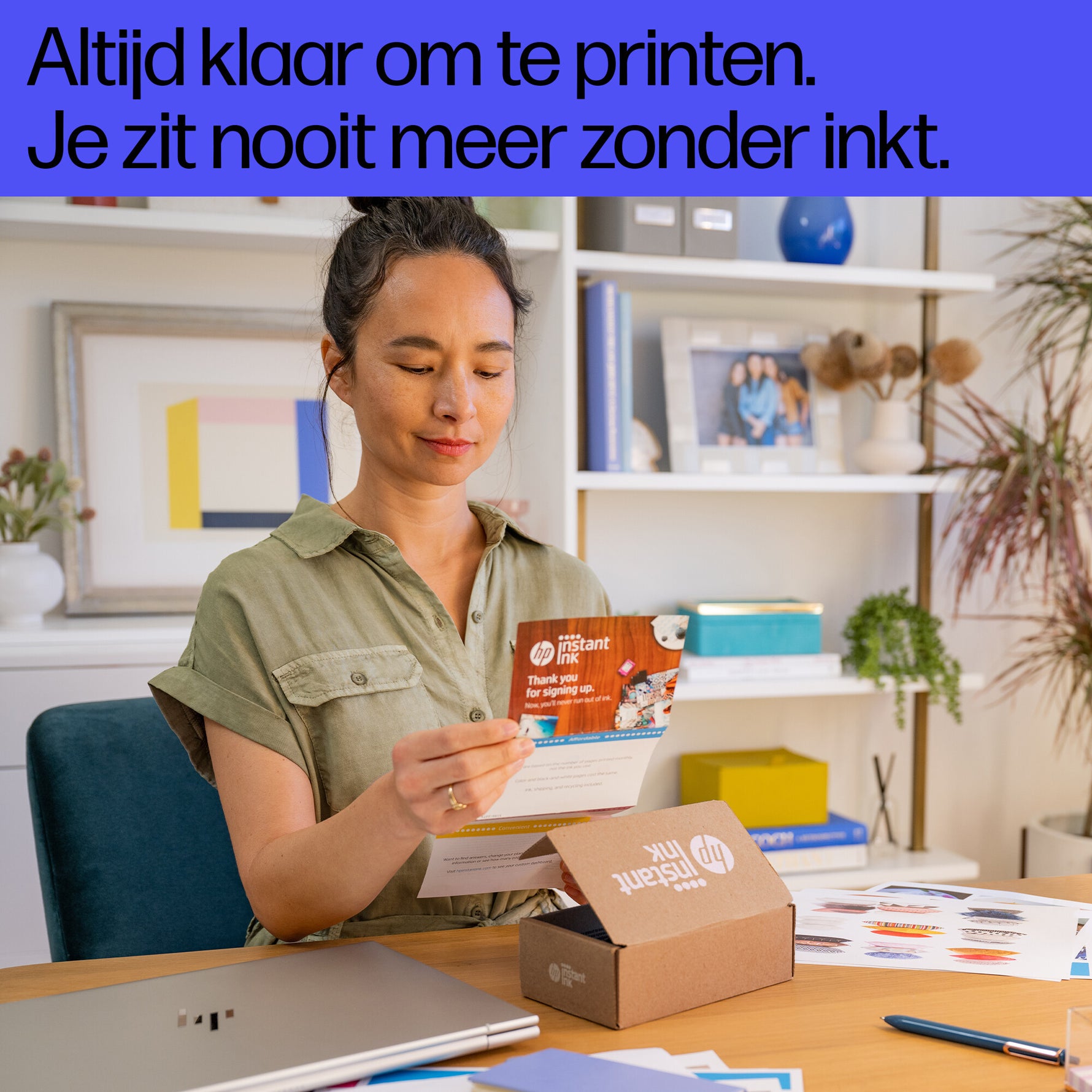 HP OfficeJet Pro 8132e Draadloos All-in-One Kleur Printer, Instant Ink; Dubbelzijdig printen