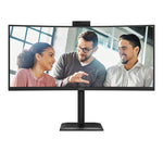 AOC E4 CU34E4CW computer monitor 86,4 cm (34") 3440 x 1440 Pixels UltraWide Quad HD LED Zwart