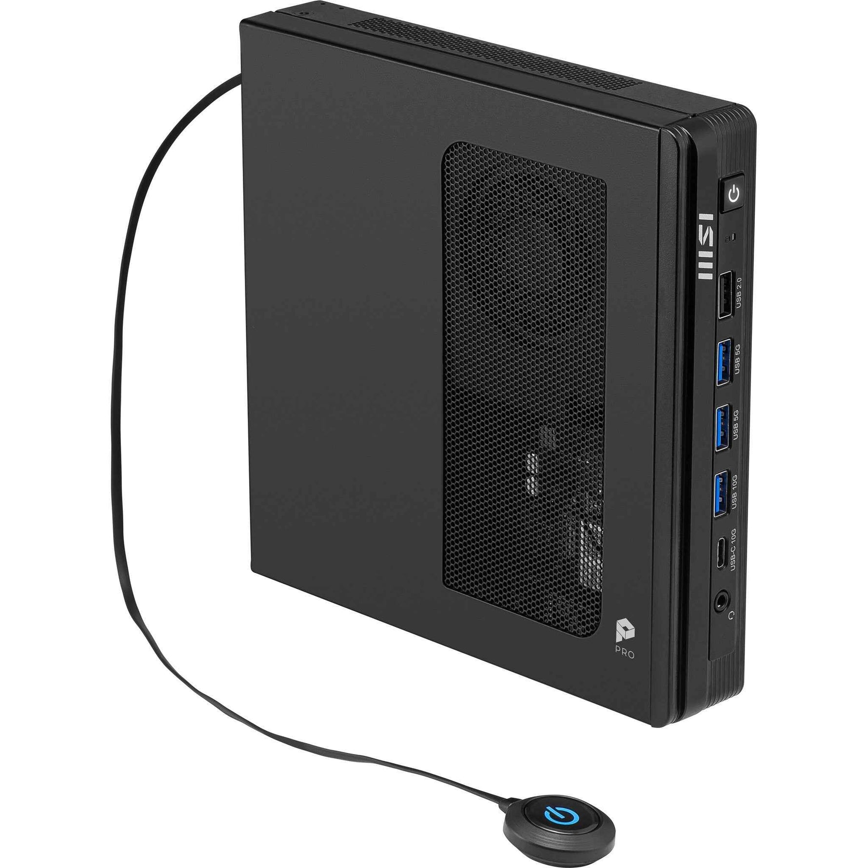 MSI Pro DP10 A14MG-004EU PC's/werkstation Intel® Pentium® Gold G7400 8 GB DDR5-SDRAM 128 GB SSD Windows 11 Pro Mini PC Zwart