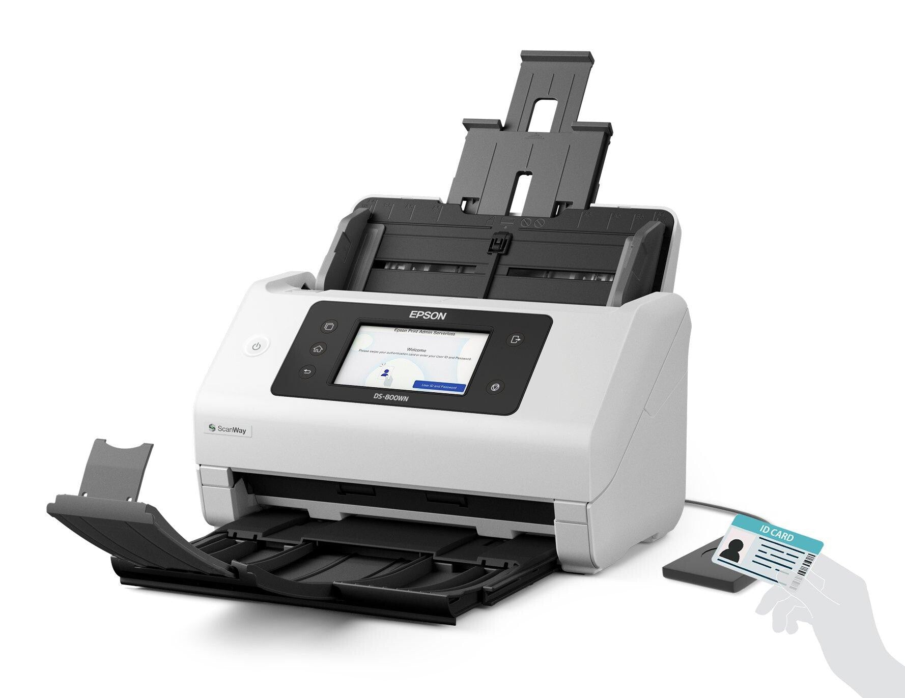 Epson WorkForce DS-800WN Paginascanner 600 x 600 DPI A4 Wit