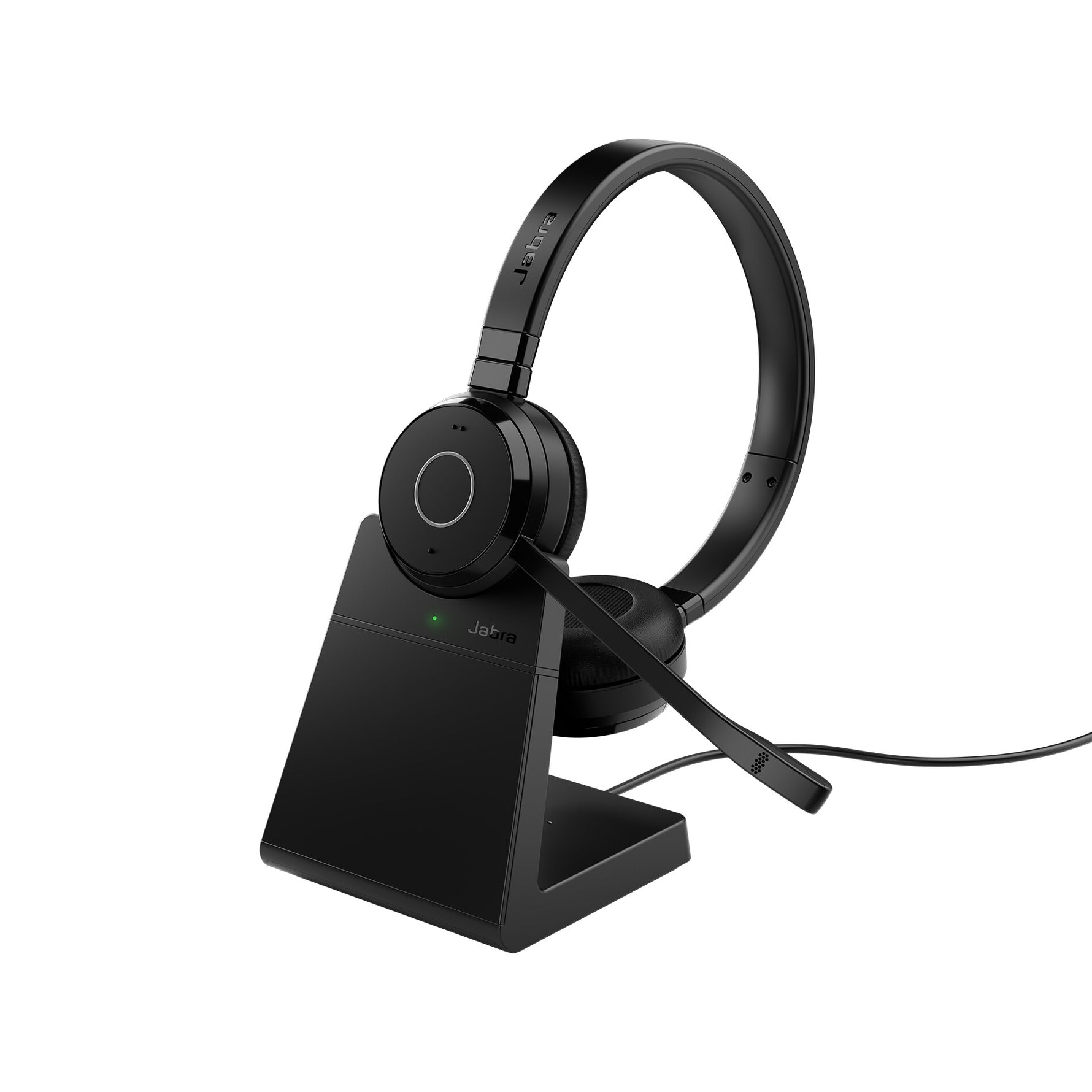 Jabra Evolve 65 TE Headset Bedraad en draadloos Hoofdband Kantoor/callcenter USB Type-A Bluetooth Zwart