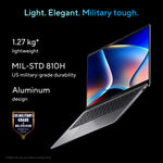 ASUS ExpertBook P5 P5405CSA-NZ0195X Intel Core Ultra 7 258V Laptop 35,6 cm (14") WQXGA 32 GB LPDDR5x-SDRAM 1 TB SSD Wi-Fi 6E (802.11ax) Windows 11 Pro US International Grijs