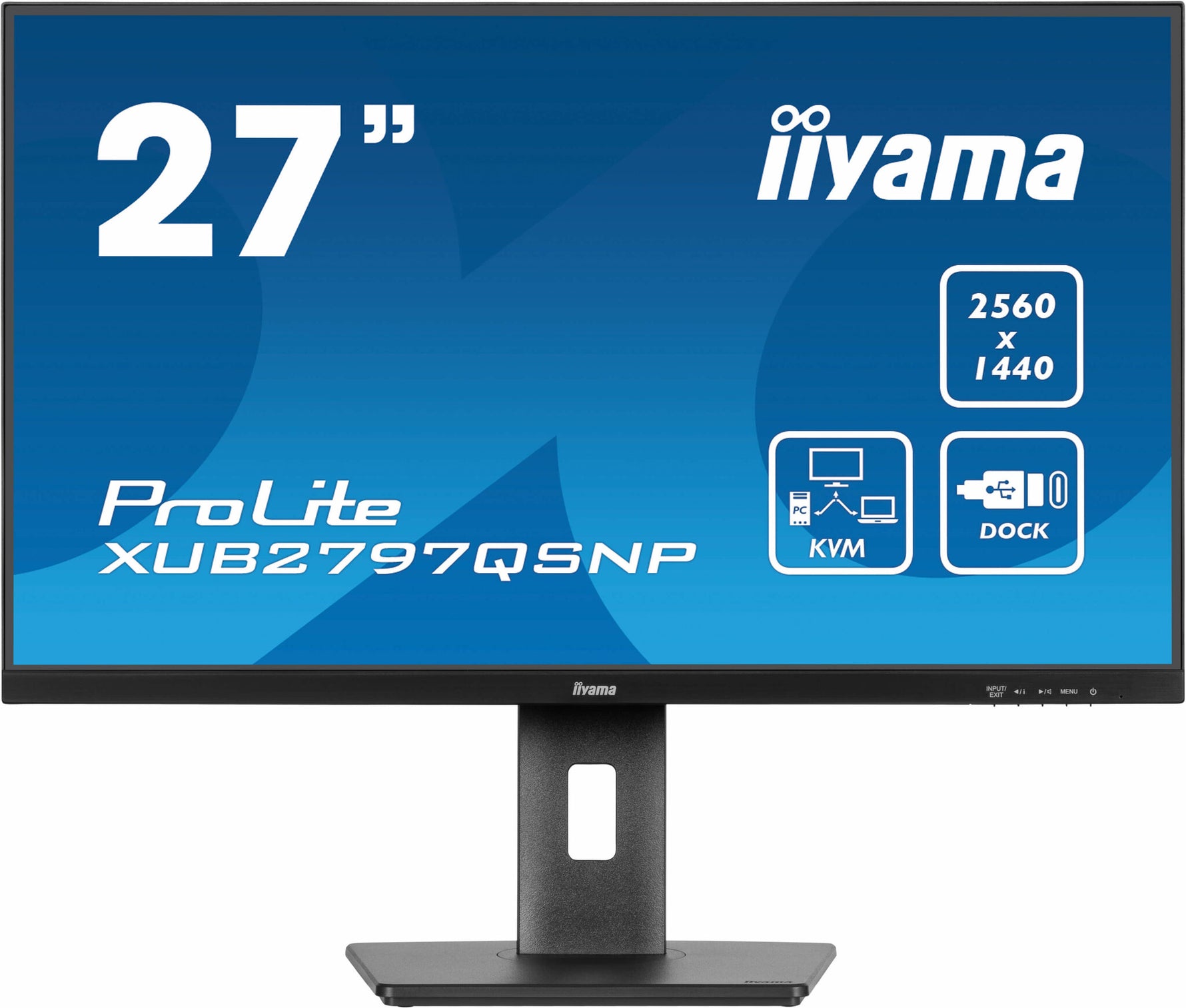iiyama ProLite XUB2797QSNP-B1 computer monitor 68,6 cm (27") 2560 x 1440 Pixels Quad HD LED Zwart