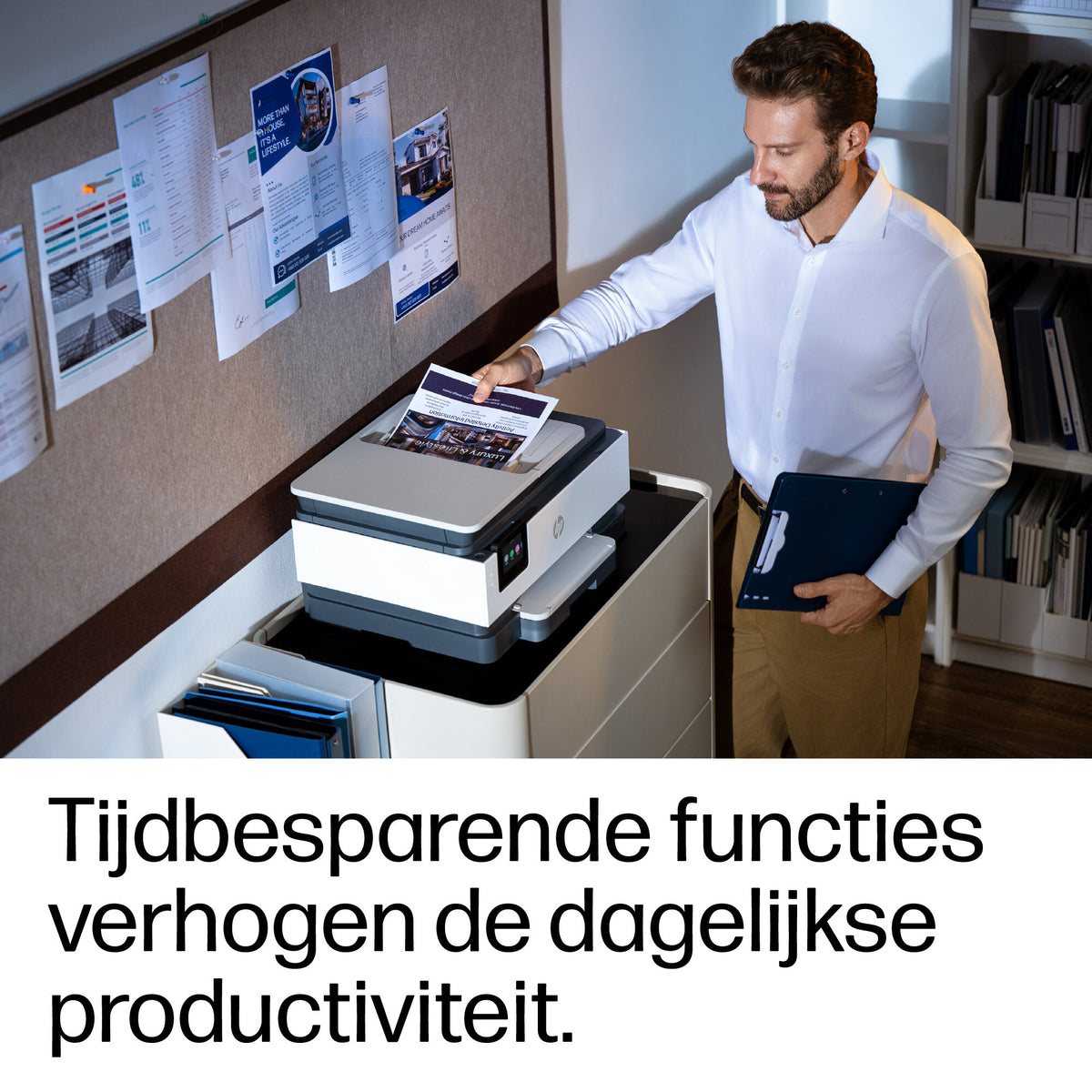 HP OfficeJet Pro 8135e Draadloze All-in-One Kleurenprinter, Instant Ink; Dubbelzijdig printen
