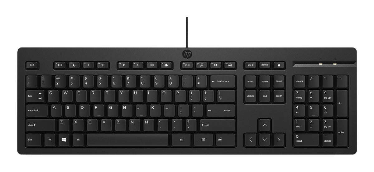 HP 125 G2 USB Wired Keyboard (Bulk