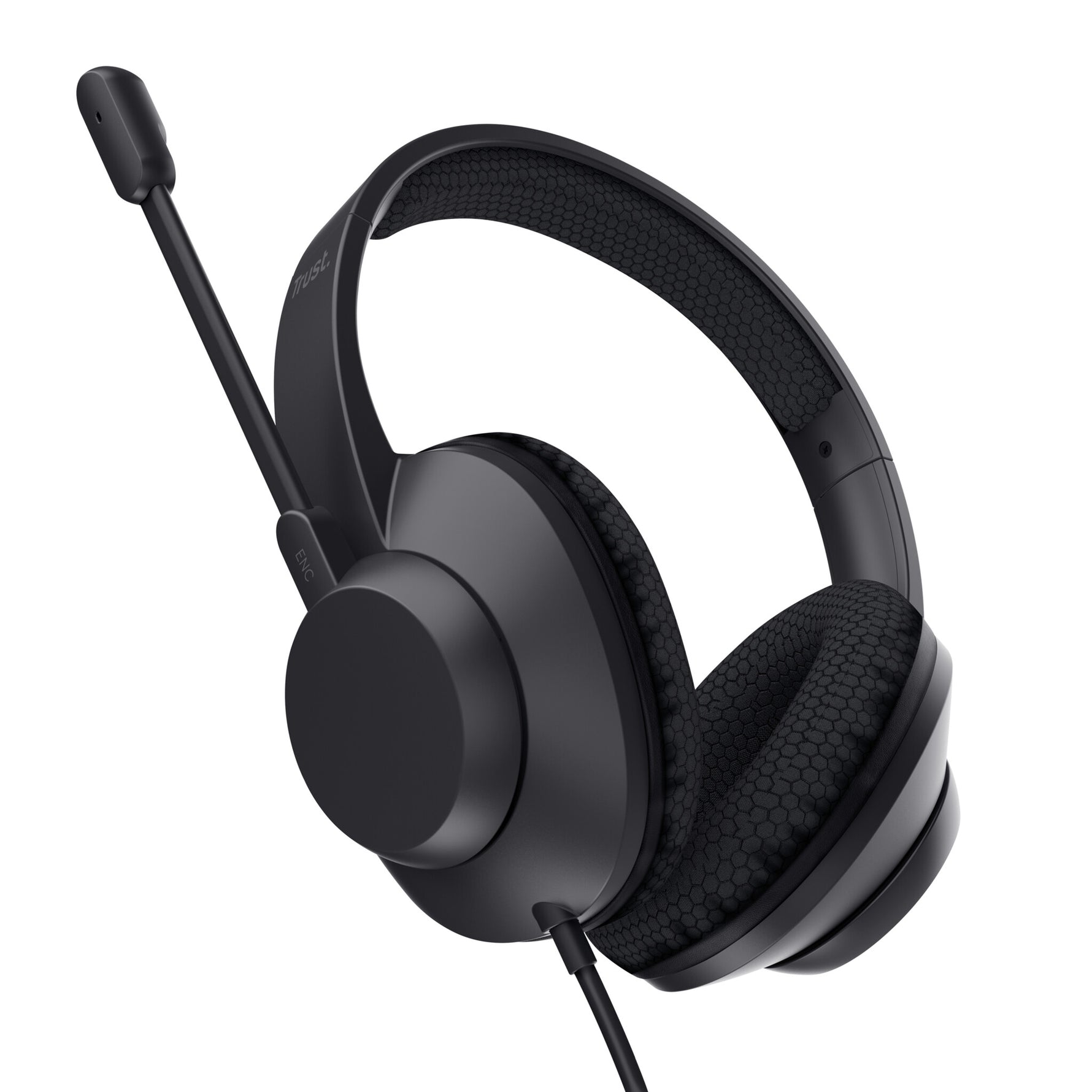 Trust Ayda Max Headset Bedraad Hoofdband Oproepen/muziek USB Type-C / USB Type-A Zwart