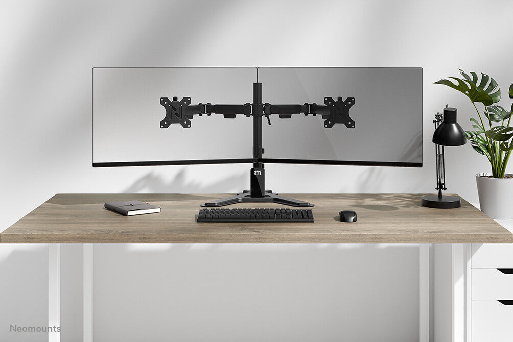 Neomounts DS45-600BL2 Monitorstandaard voor twee schermen 10-32"