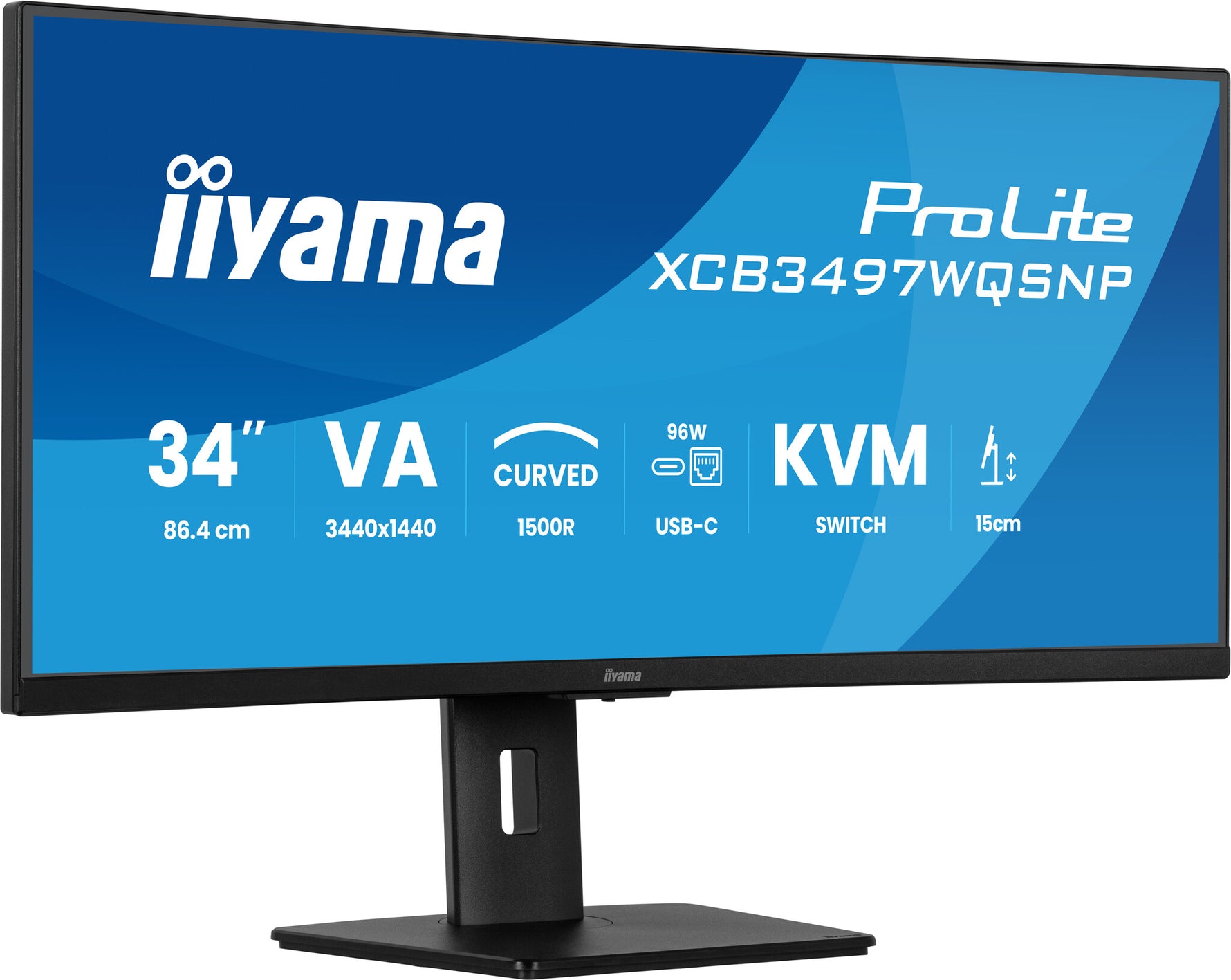 iiyama ProLite XCB3497WQSNP-B1 computer monitor 86,4 cm (34