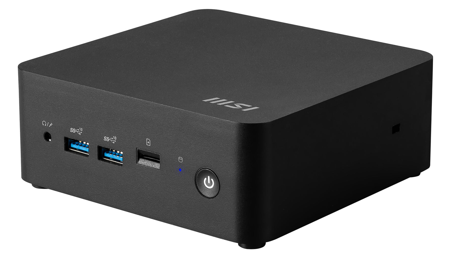MSI CUBI NUC 1MG-244BEU PC/workstation barebone 0.84L sized PC Zwart 100U Intel SoC