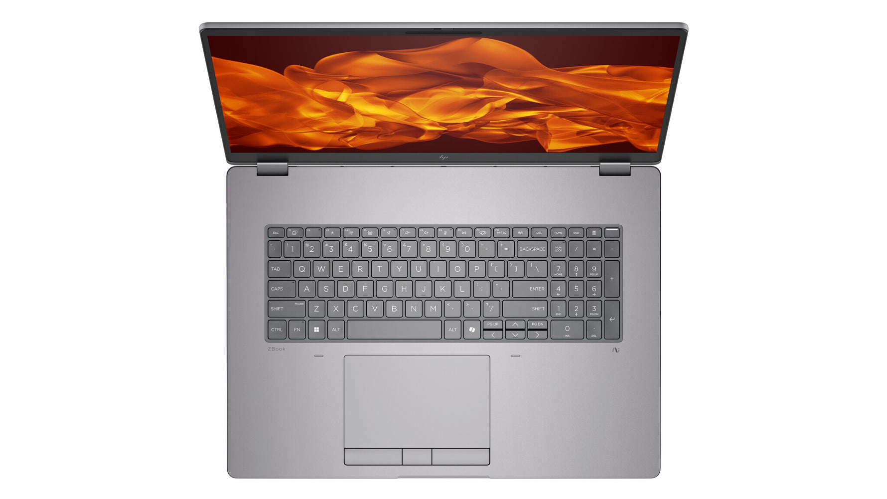 HP ZBook Fury G1i Wolf Pro Security Edition - Data Science Intel Core Ultra 9 285HX Mobiel werkstation 45,7 cm (18") WQXGA 64 GB DDR5-SDRAM 2 TB SSD NVIDIA RTX PRO 5000 Blackwell Wi-Fi 7 (802.11be) Windows 11 Pro AI Workstation, AI PC Zilver QWERTY