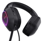 Trust GXT 416 Zirox Gaming Headset - USB gamingheadset – RGB-verlichting – Opklapbare microfoon – Zwart