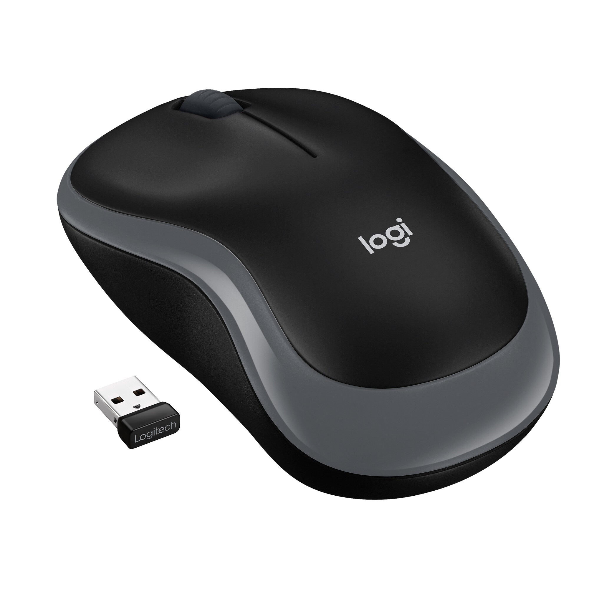 LOGITECH M185 Wireless Mouse - SWIFT GREY - EER2