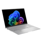 ASUS Vivobook S 15 S5507QA-MA006W Qualcomm Snapdragon X1E-78-100 Laptop 39,6 cm (15.6") 3K 16 GB LPDDR5x-SDRAM 1 TB SSD Wi-Fi 7 (802.11be) Windows 11 Home Nederlands Zilver