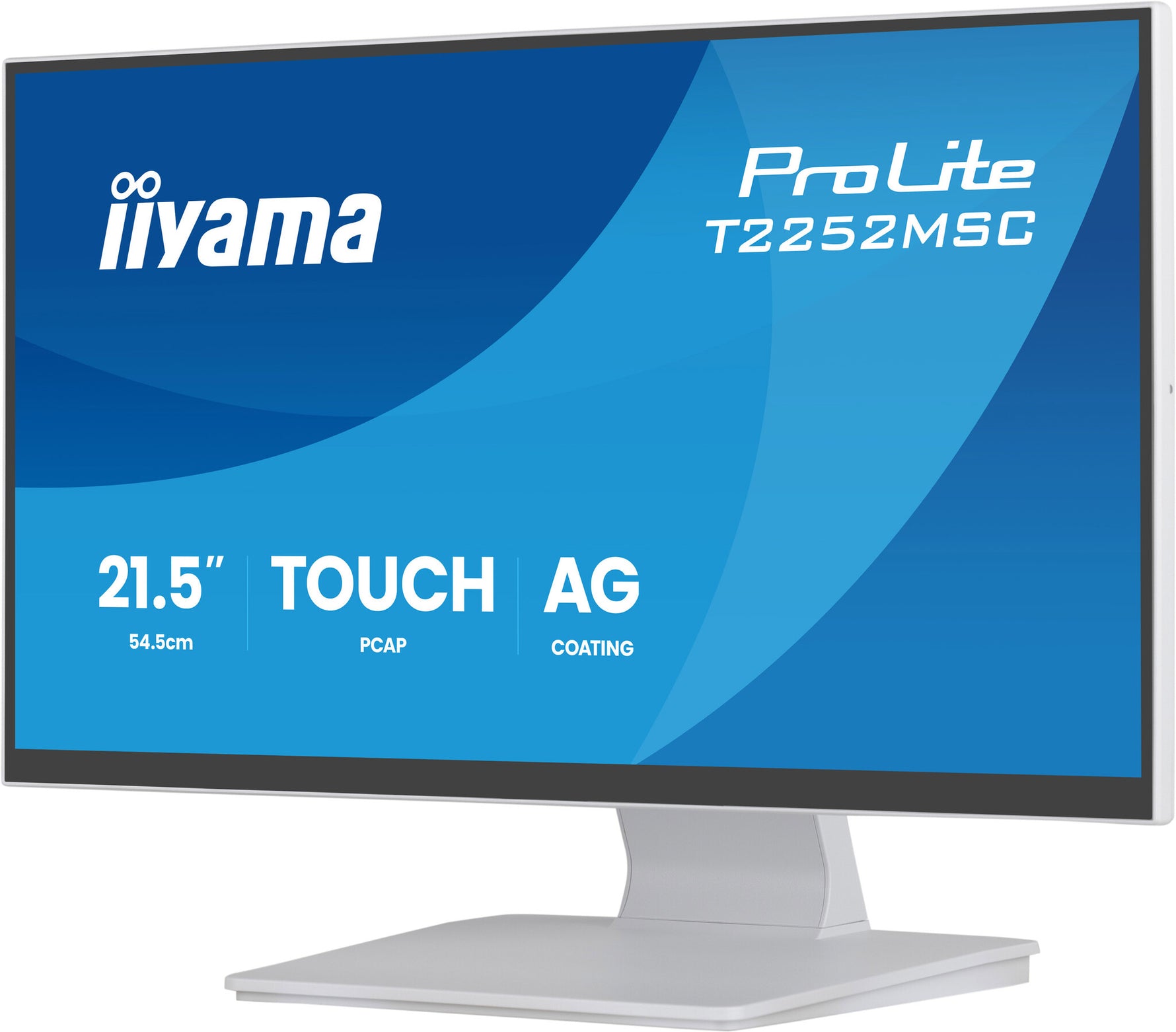 iiyama ProLite T2252MSC-W2AG computer monitor 54,6 cm (21.5") 1920 x 1080 Pixels Full HD LCD Touchscreen Wit