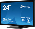 iiyama ProLite T2438MSC-B1 computer monitor 60,5 cm (23.8") 1920 x 1080 Pixels Full HD LED Touchscreen Zwart