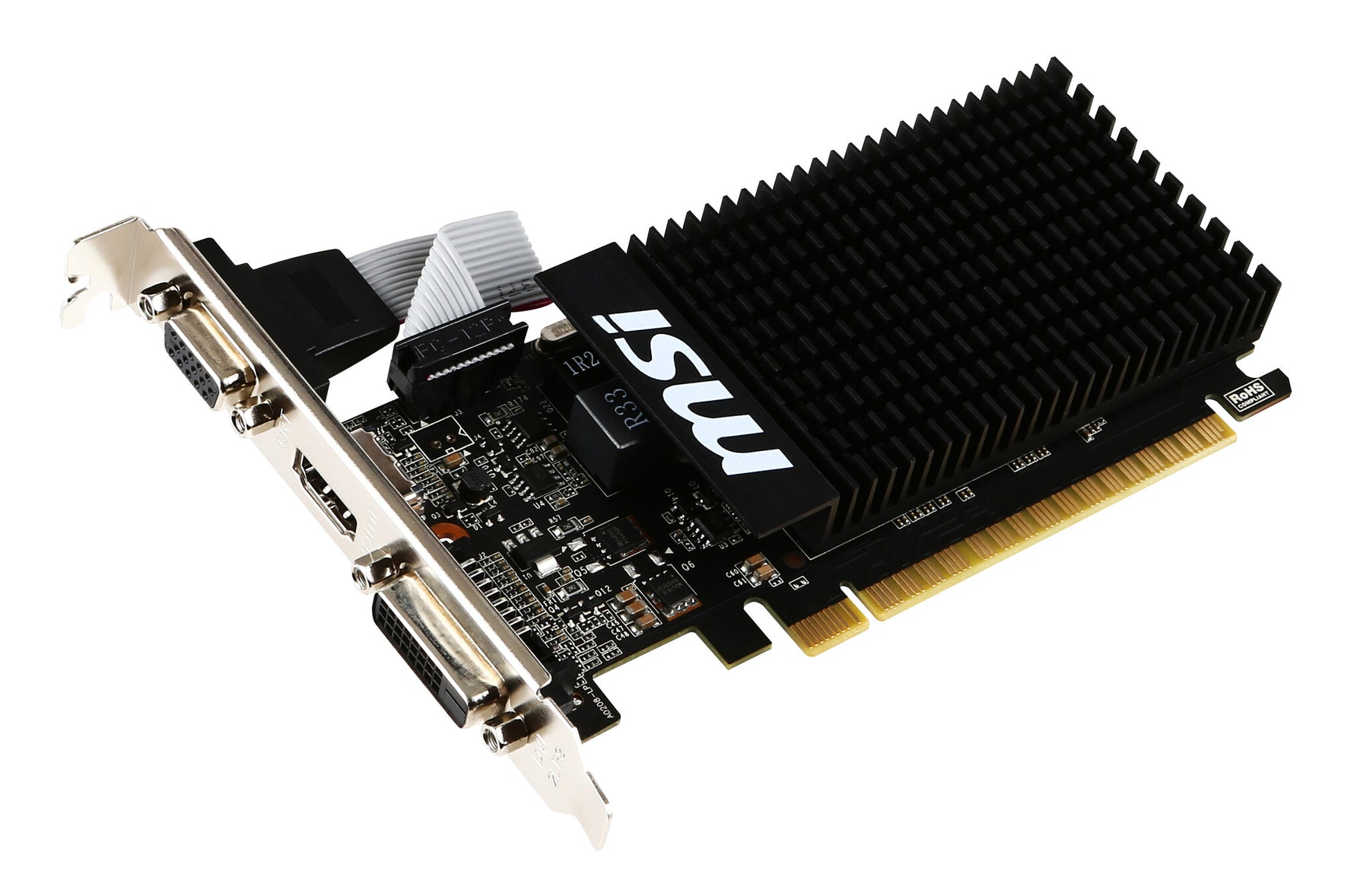 MSI GT 710 2GD3H LP videokaart NVIDIA GeForce GT 710 2 GB GDDR3