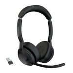 Jabra Evolve2 55 Headset Draadloos Hoofdband Kantoor/callcenter USB Type-C Bluetooth Oplaadhouder