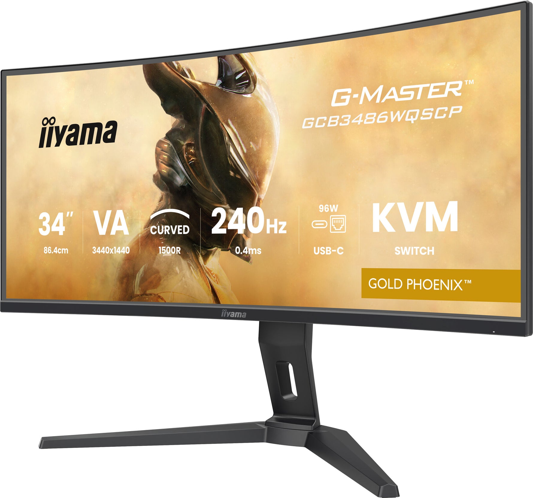 iiyama G-MASTER GCB3486WQSCP-B1 computer monitor 86,4 cm (34