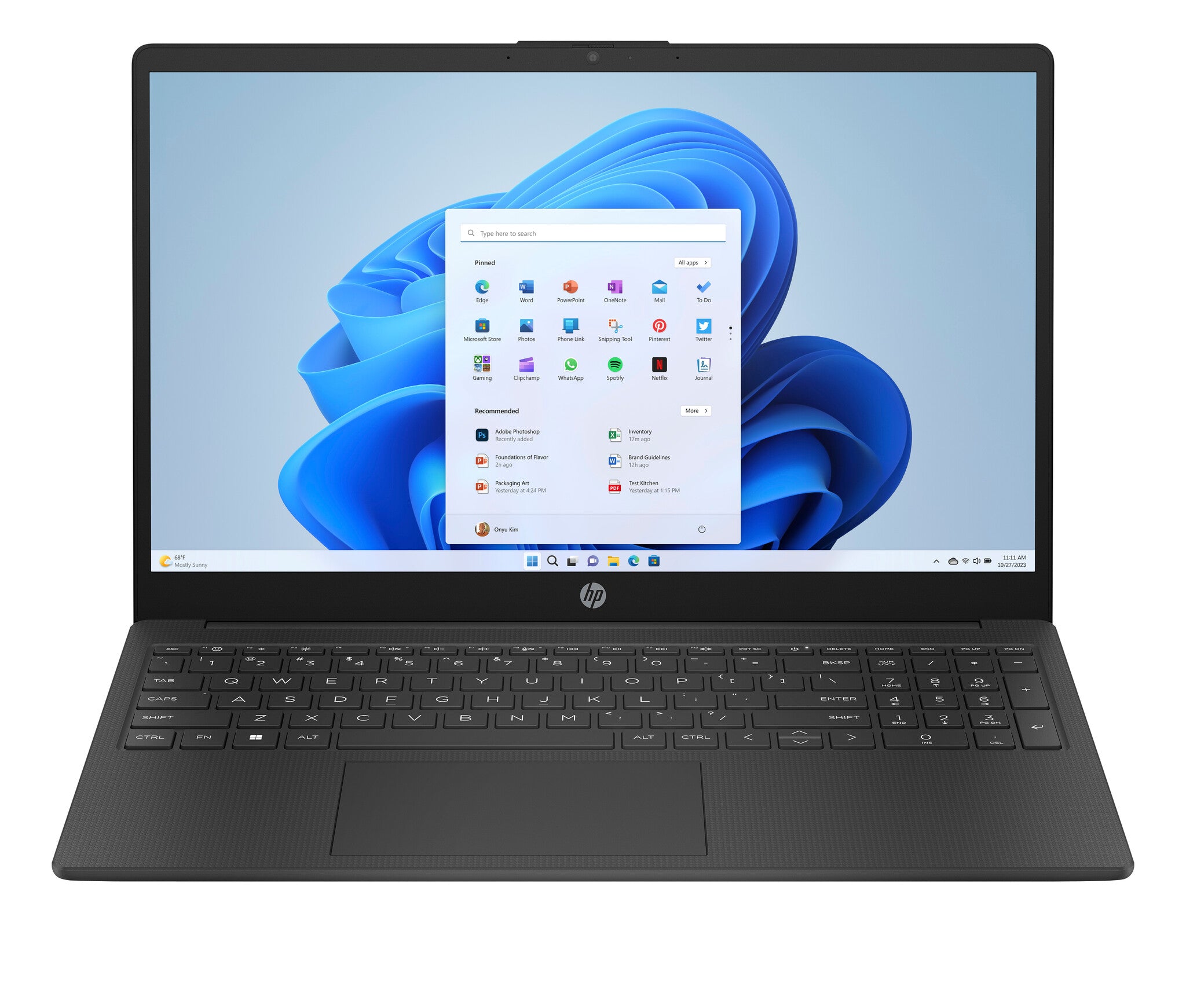 HP 15-fc0256nd Ryzen 5-5625U (Copilot) 16GB DDR4 1DM 3200 512GB PCIe ValueAMD Radeon Graphics 15.6 FHD (1920x1080) AG IPS 300 nits QWERTY AMD Ryzen™ 5 Laptop 39,6 cm (15.6") Full HD DDR4-SDRAM SSD Wi-Fi 6 (802.11ax) Windows 11 Home Zwart