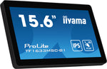 iiyama ProLite TF1633MSC-B1 computer monitor 39,6 cm (15.6") 1920 x 1080 Pixels Full HD Touchscreen Zwart