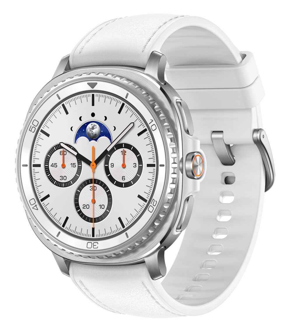 Samsung SM-L505FZWAEUB smartwatch / sport watch 3,3 cm (1.3") AMOLED 46 mm Digitaal 438 x 438 Pixels Touchscreen 4G Zilver Wifi GPS