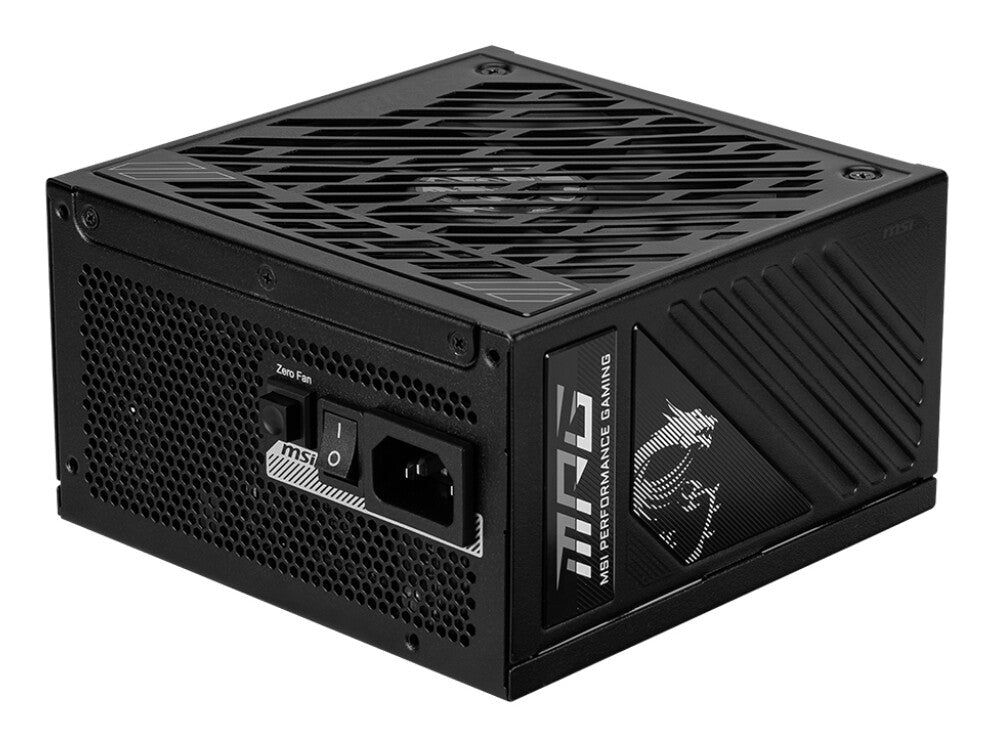 MSI MPG A1250GS PCIE5 power supply unit 1250 W 20+4 pin ATX ATX Zwart