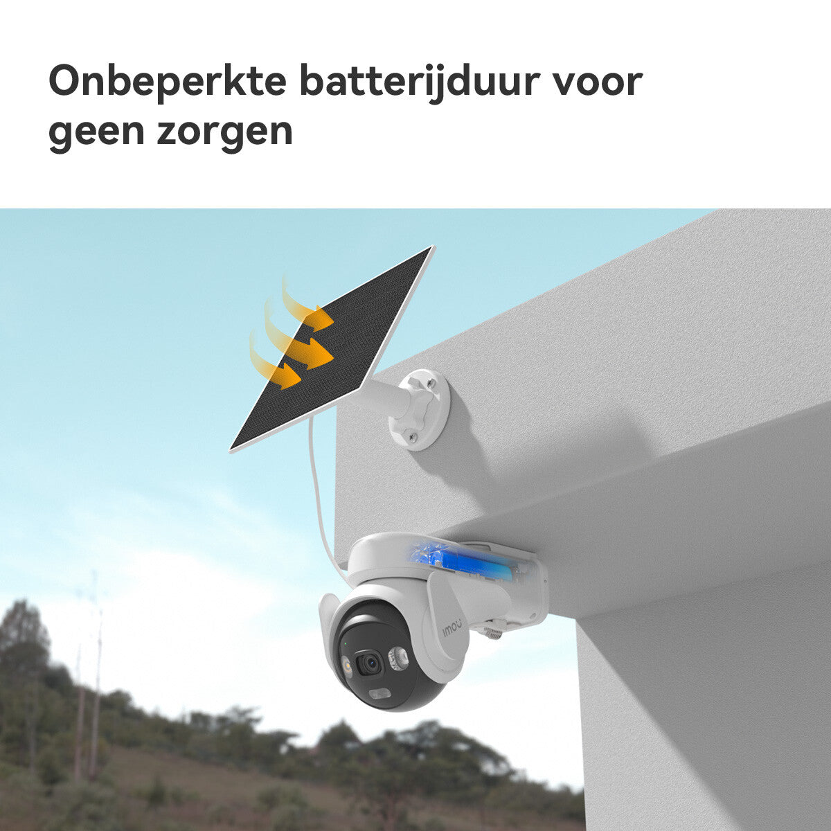 Imou AOV PT 5MP Turret IP-beveiligingscamera Buiten 2880 x 1620 Pixels Muur