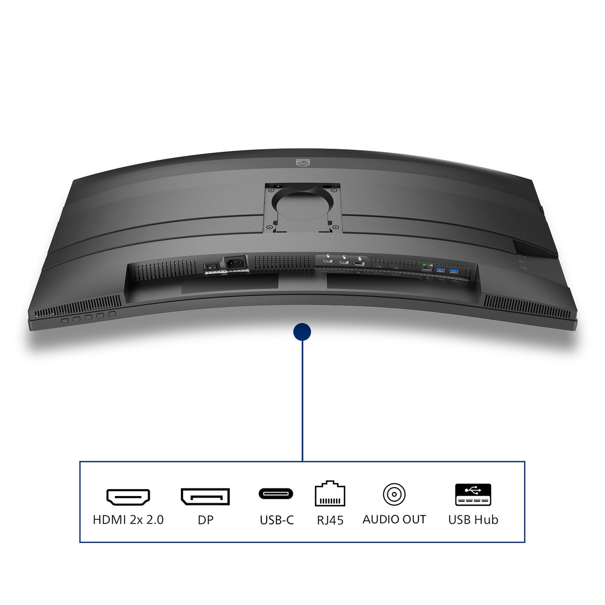 Philips 5000 series 34B2U5600C/00 computer monitor 86,4 cm (34") 3440 x 1440 Pixels Dual QHD LCD Grijs