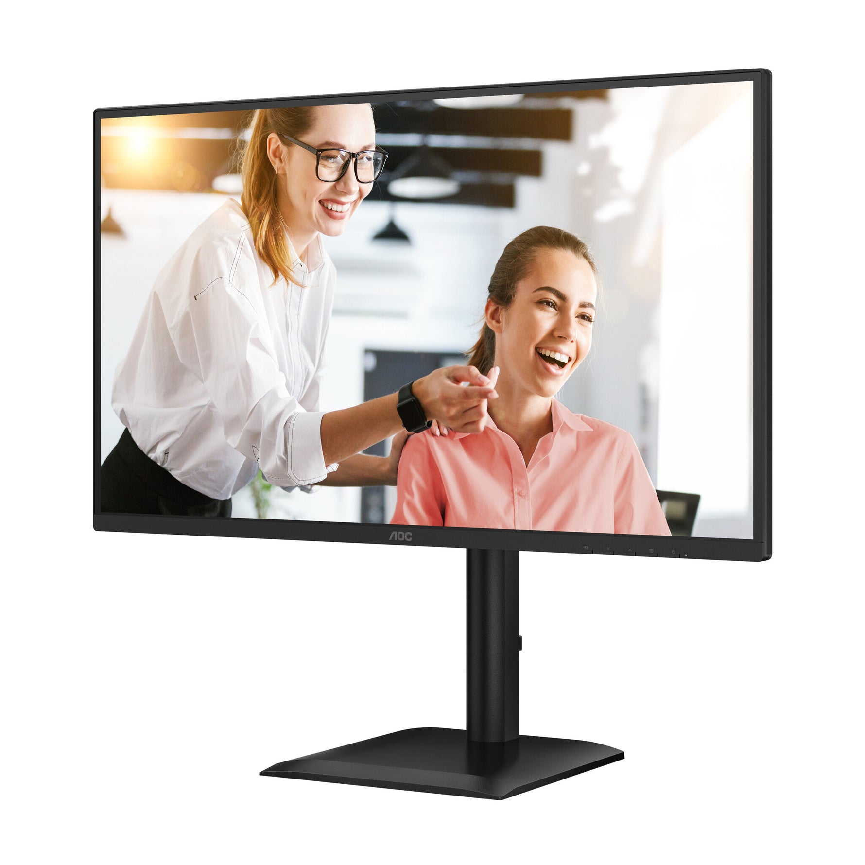AOC E4 Q27E4CV computer monitor 68,6 cm (27") 2560 x 1440 Pixels Quad HD LED Zwart
