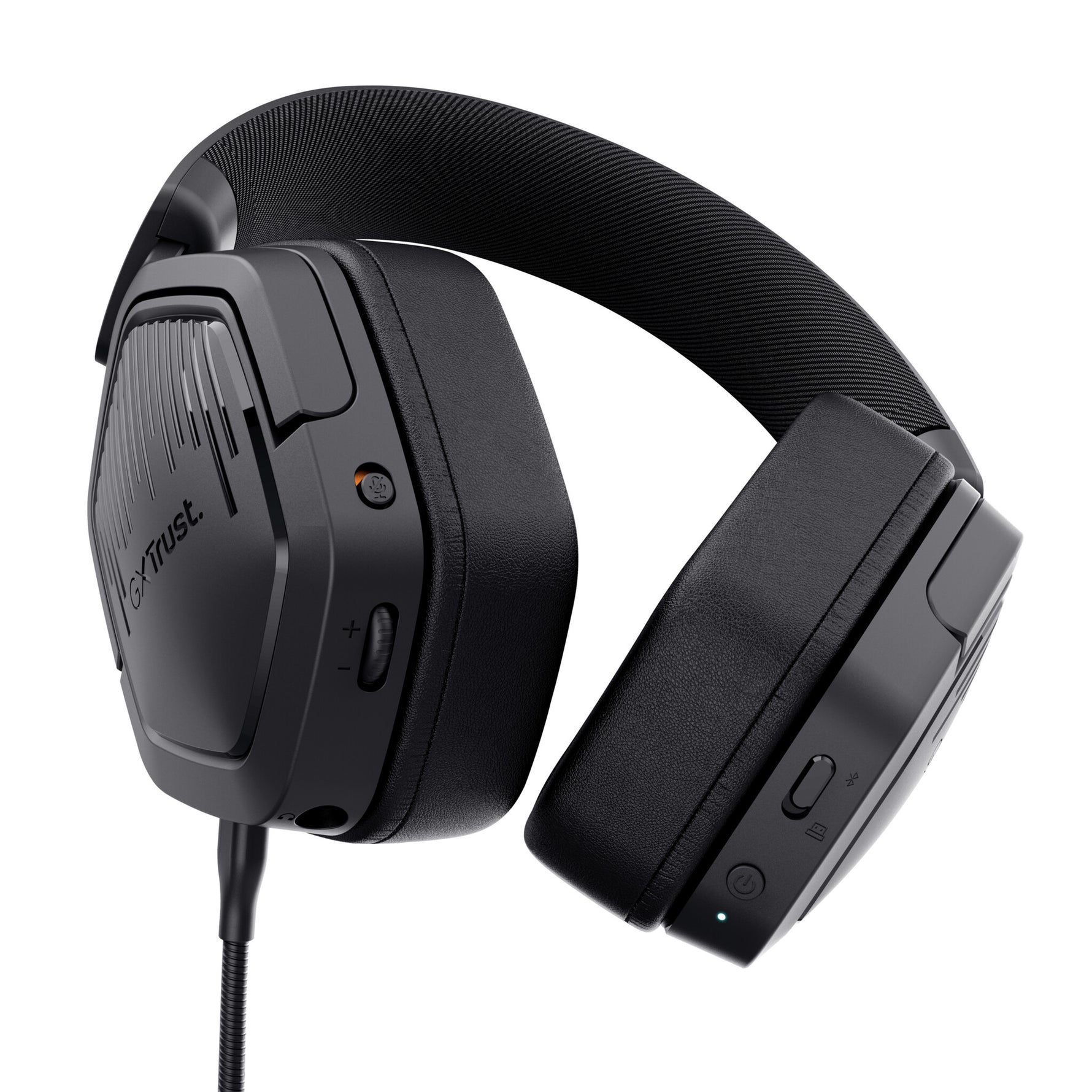 Trust GXT 493 Carus Headset Bedraad en draadloos Hoofdband, Helm Gamen USB Type-C / USB Type-A Bluetooth Zwart