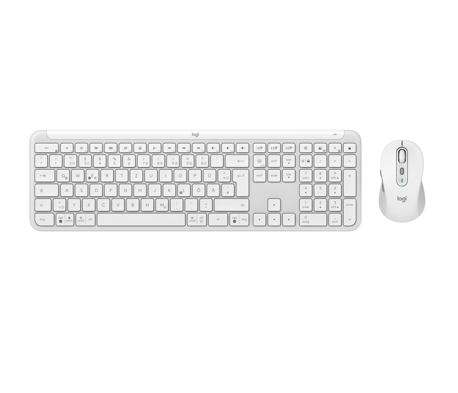 LOGITECH Signature Slim Combo MK950 - Off White - CENTRAL-419 (DE)