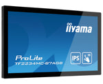 iiyama ProLite TF2234MC-B7AGB computer monitor 54,6 cm (21.5") 1920 x 1080 Pixels Full HD LED Touchscreen Multi-gebruiker Zwart