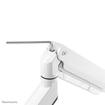 Neomounts NM-D775WHITEPLUS Monitorarm 10-49" - gasveer - Topfix - 180°-stop