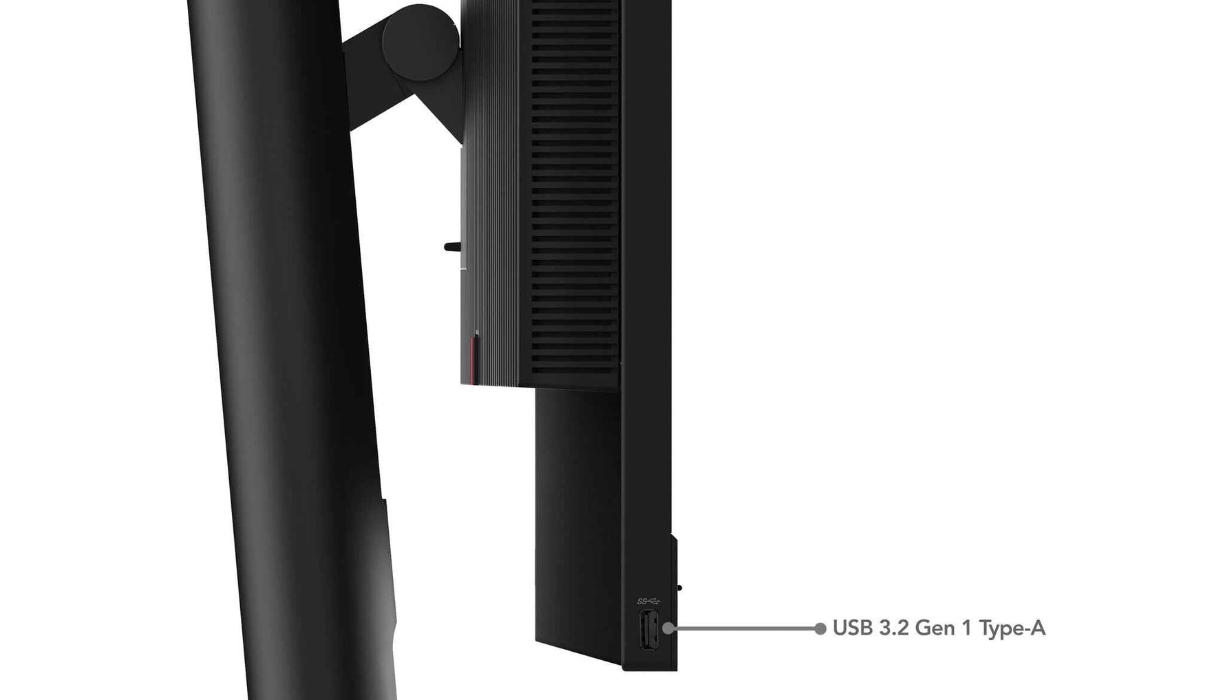 Lenovo ThinkCentre Tiny-In-One 24 Gen 5 LED display 60,5 cm (23.8") 1920 x 1080 Pixels Full HD Zwart