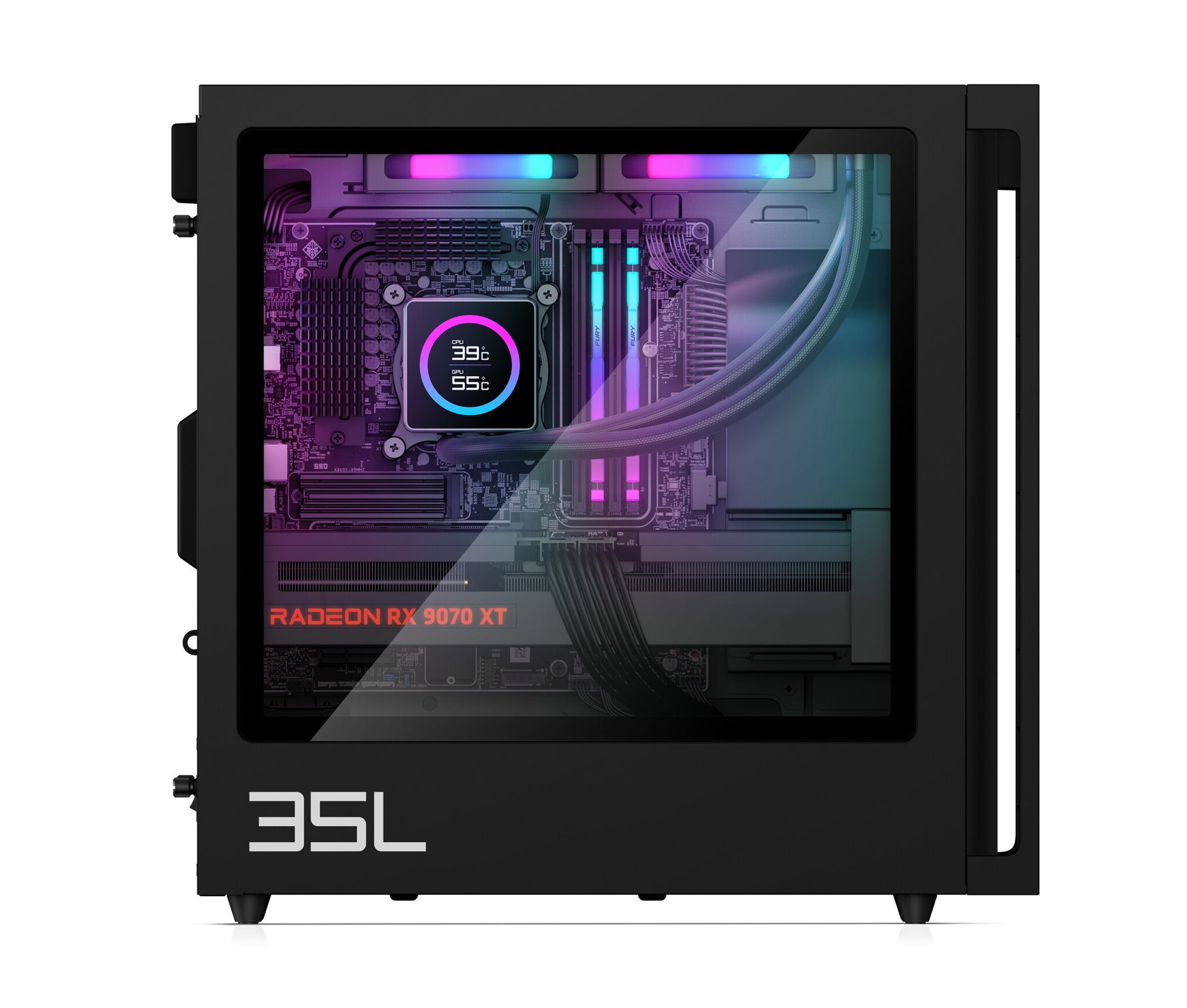 HP OMEN 35L Gaming DT GT16-1271nd PC NL AMD Ryzen™ 7 9800X3D 32 GB DDR5-SDRAM 2 TB SSD NVIDIA GeForce RTX 5070 Windows 11 Home Tower Zwart