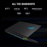 ASUS ROG Strix G16 G615LP-S5016W Intel Core Ultra 9 275HX Laptop 40,6 cm (16") WQXGA 32 GB DDR5-SDRAM 1 TB SSD NVIDIA GeForce RTX 5070 Wi-Fi 7 (802.11be) Windows 11 Home Nederlands Zwart, Grijs