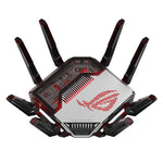 ASUS ROG Rapture GT-BN98 draadloze router 10 Gigabit Ethernet Quad-band (2.4 GHz / 5 GHz-1 / 5 GHz-2 / 6 GHz) Zwart, Wit