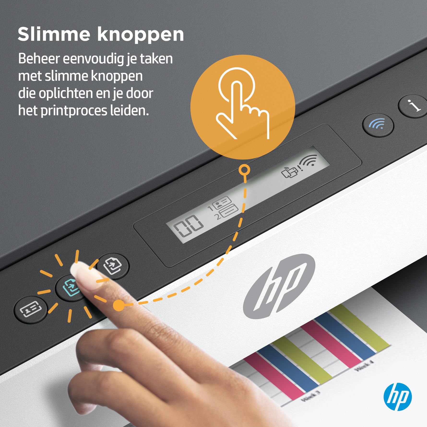 HP Smart Tank 7005 Draadloos All-in-One Kleur Printer, Dubbelzijdig printen; Kopieerapparaat, Scanner
