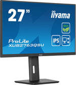iiyama ProLite XUB2763QSU-B1 computer monitor 68,6 cm (27") 2560 x 1440 Pixels Quad HD LED Zwart