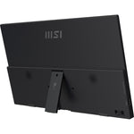 MSI PRO MP165 E6 Draagbare televisie en monitoor Draagbare monitor Zwart 39,6 cm (15.6") LED 1920 x 1080 Pixels