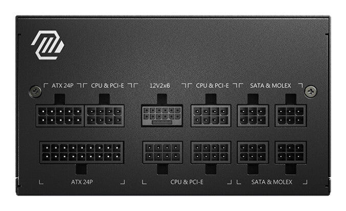 MSI MAG A850GL PCIE5 power supply unit 850 W 20+4 pin ATX ATX Zwart