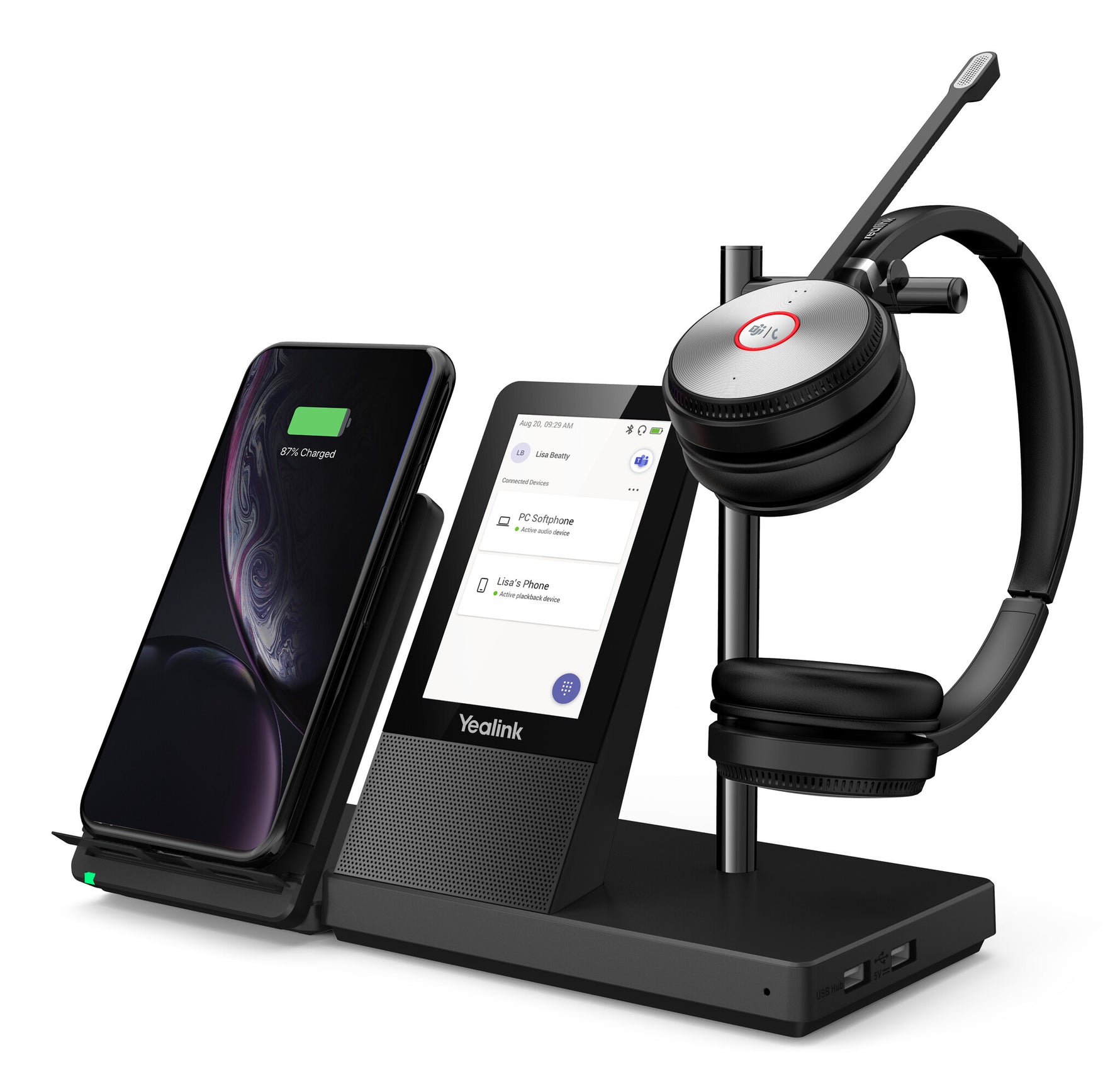 Yealink WH66 DECT Draadloze Headset DUAL TEAMS