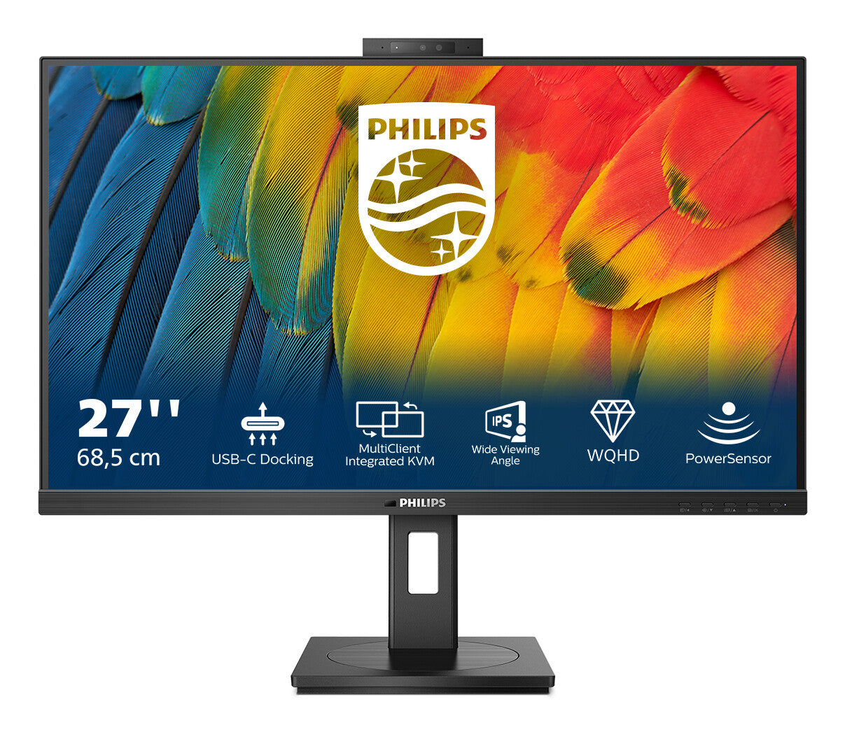 Philips 5000 series 27B1U5601H/00 computer monitor 68,6 cm (27") 2560 x 1440 Pixels Quad HD LCD Zwart